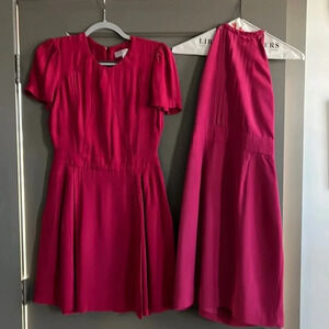 (2) Amazing Pink Dresses- French Connection & Banana Republic